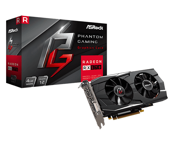ASRock | AMD Phantom Gaming D Radeon™ RX570 4G